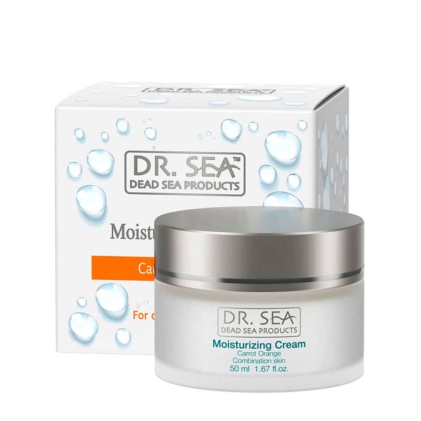 Dr. Sea Hydraterende gezichtscrème met wortel en sinaasappel 24H