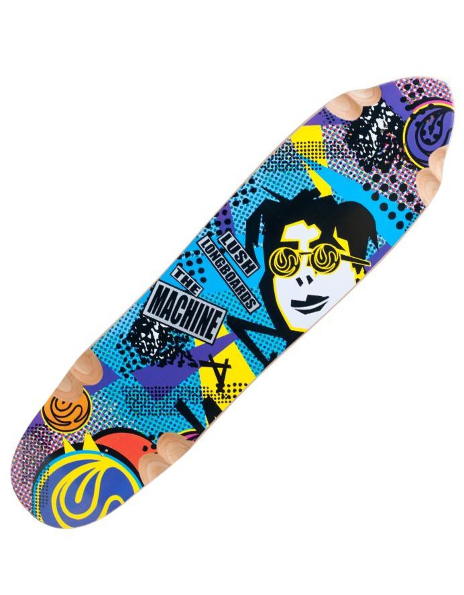Lush Machine 80's Plateau longboard