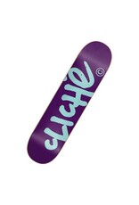 Cliché Handwritten Violet Bleu 8.1 Plateau skateboard"