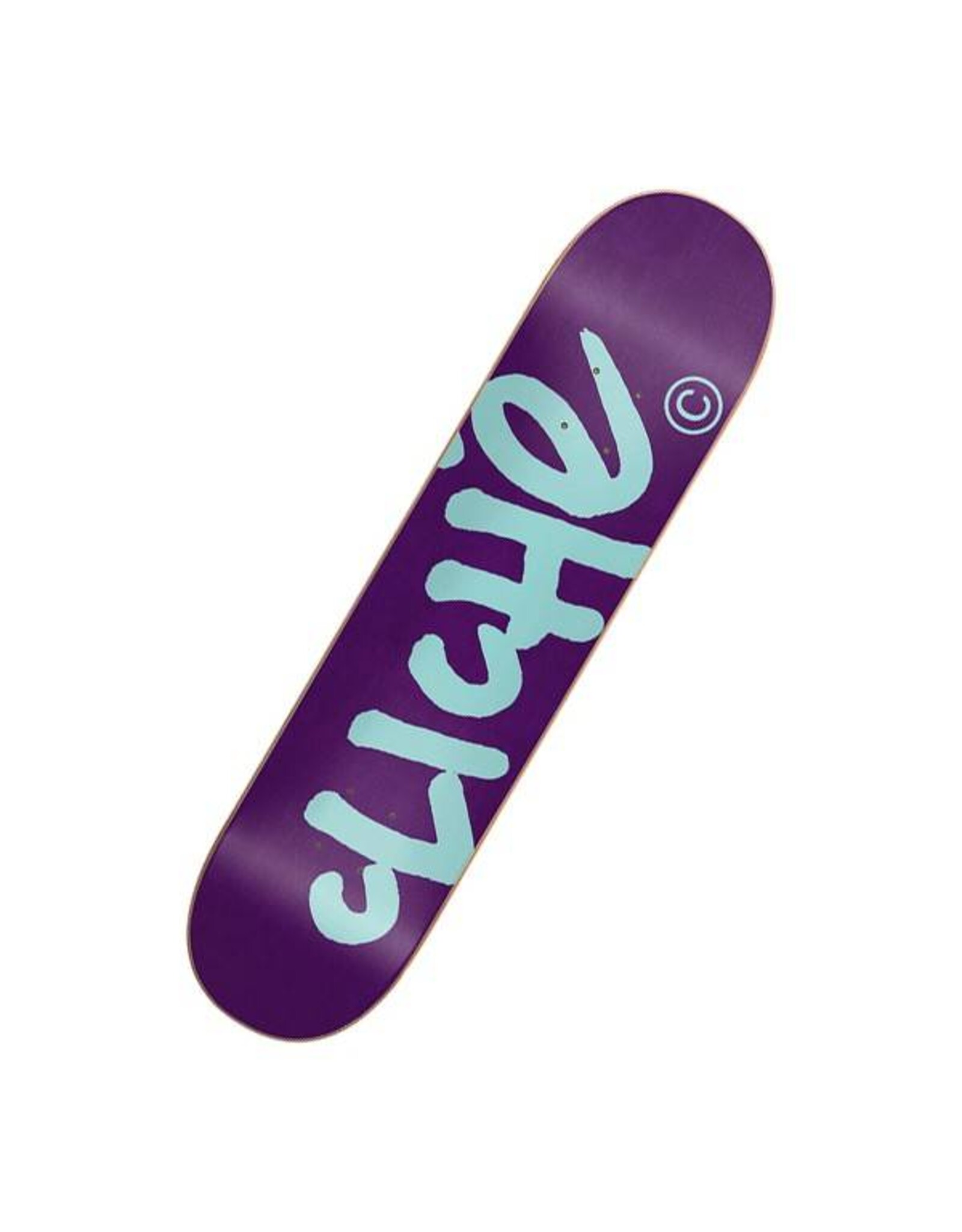 Cliché Handwritten Violet Bleu 8.1 Plateau skateboard"