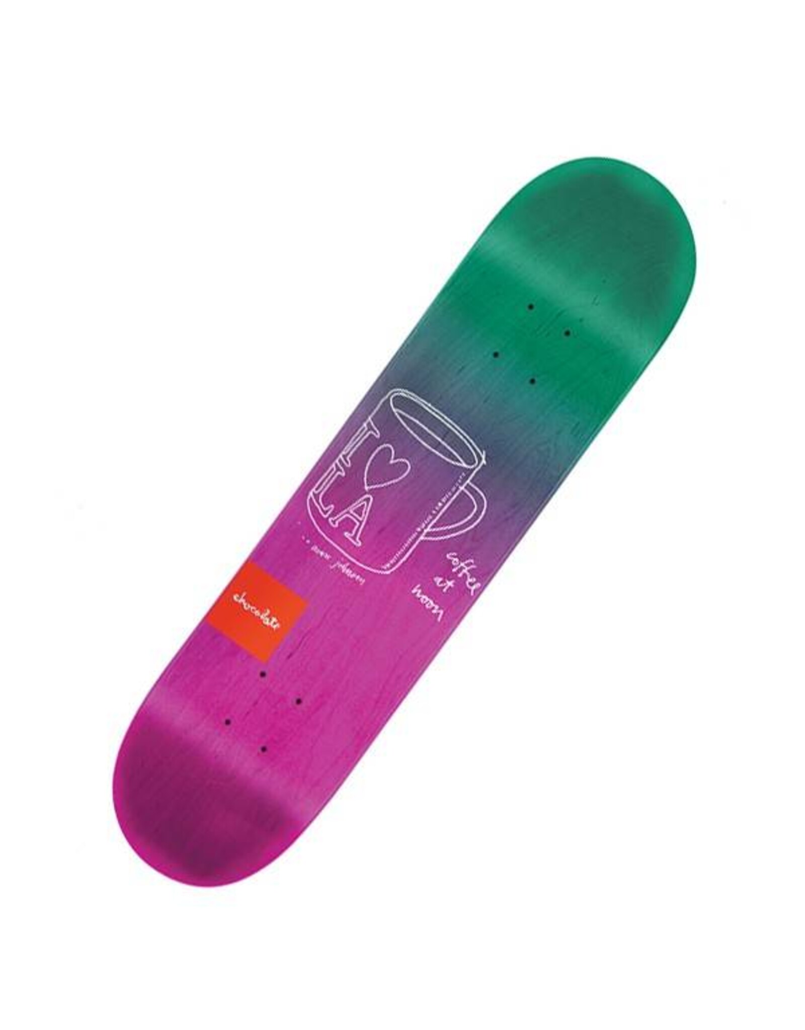 Chocolate Marc Johnson 8.125 Sketch Fade Plateau skateboard"