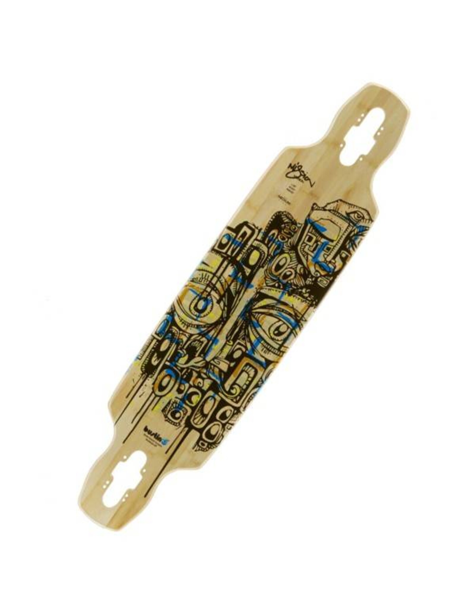 Bustin Mission 36 Bamboo hybrid Plateau Longboard