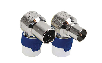 Montage Hirschmann KOKWI/KOSWI 4/5 COAX-connectoren