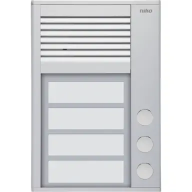 Niko 10-153 opbouw buitenpost met 3 beldrukknoppen