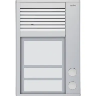 Niko 10-152 opbouw buitenpost met 2 beldrukknoppen