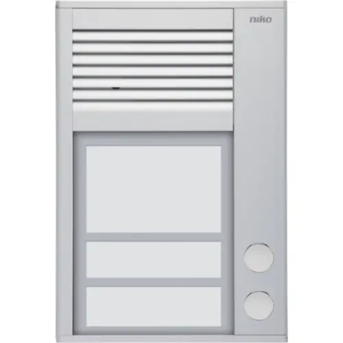 Niko 10-152 opbouw buitenpost met 2 beldrukknoppen