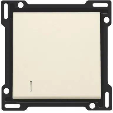 Niko 100-60005 schakelwip enkelvoudig met lens cream