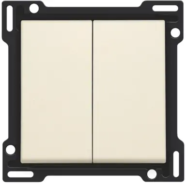 Niko 100-61505 schakelwip 2-voudig cream