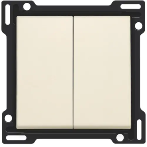 Niko 100-61505 schakelwip 2-voudig cream