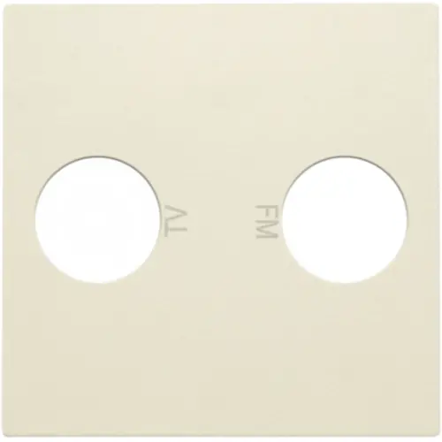 Niko 100-69702 centraalplaat antenne coax cream OP=OP