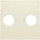 Niko 100-69702 centraalplaat antenne coax cream OP=OP
