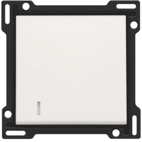 Niko 101-60005 schakelwip enkelvoudig met controlevenster white