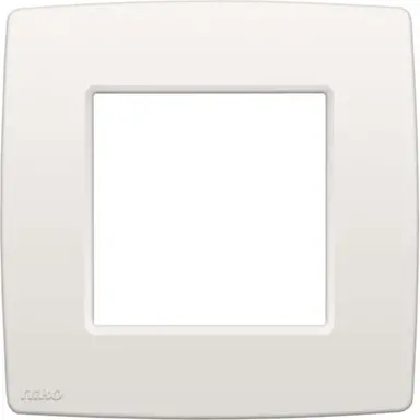 Niko 101-76100 afdekraam 1-voudig Original white