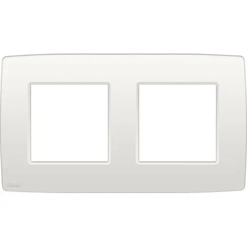 Niko 101-76800 afdekraam 2-voudig Original white