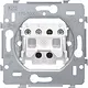 Niko 170-70001 pulsdrukker N.O 1x maak contact 10A schroefklemmen