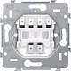Niko 170-70015 pulsdrukker N.O 1x maak contact 10A insteekklemmen