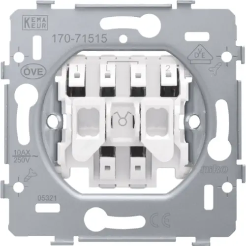 Niko 170-71515 serieschakelaar insteekklemmen