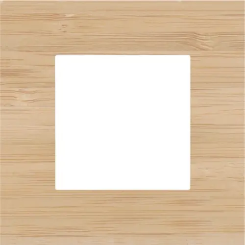 Niko 156-76100 afdekraam 1-voudig Pure bamboo