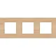 Niko 156-76700 afdekraam 3-voudig Pure bamboo