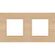 Niko 156-76800 afdekraam 2-voudig Pure bamboo
