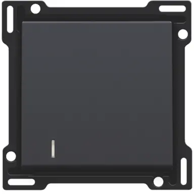 Niko 122-60005 schakelwip enkelvoudig met controlevenster anthracite coated