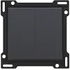 Niko 122-61505 schakelwip 2-voudig anthracite coated