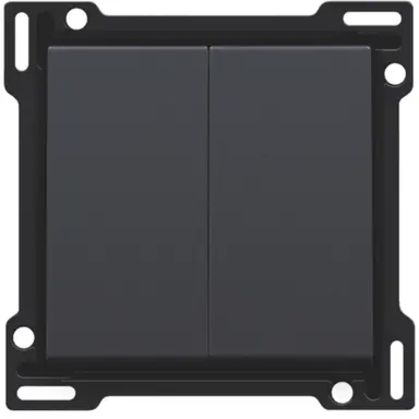 Niko 122-61505 schakelwip 2-voudig anthracite coated