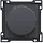 Niko 122-64906 draaiknop tijdschakelaar 120 min. anthracite coated