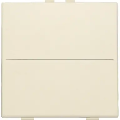 Niko 100-00001 enkelvoudige toets voor draadloze schakelaar met twee toetsen cream