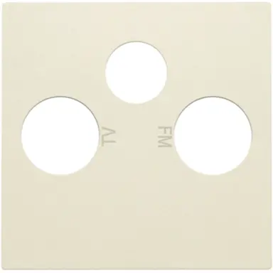 Niko 100-69551 centraalplaat coax/sat cream