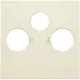 Niko 100-69551 centraalplaat coax/sat cream