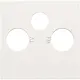 Niko 101-69551 centraalplaat coax/sat white