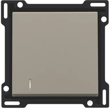 Niko 123-60005 schakelwip enkelvoudig met lens bronze coated