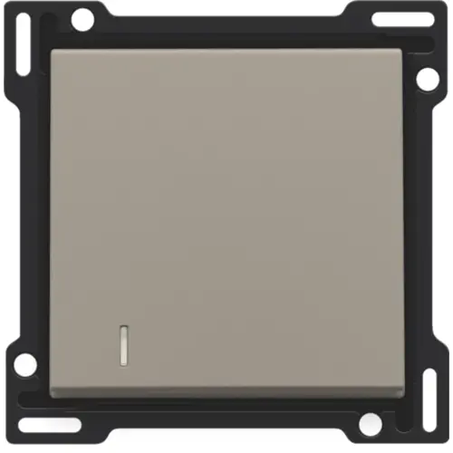 Niko 123-60005 schakelwip enkelvoudig met controlevenster bronze coated