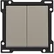 Niko 123-61505 schakelwip 2-voudig bronze coated