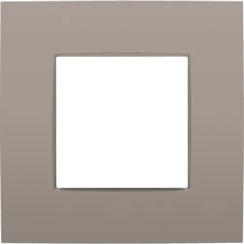 Niko 123-76100 afdekraam 1-voudig Intense bronze oud model OP=OP