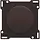Niko 124-31000 dimmerknop voor 1-10V potentiometer of toerenregelaar dark brown coated