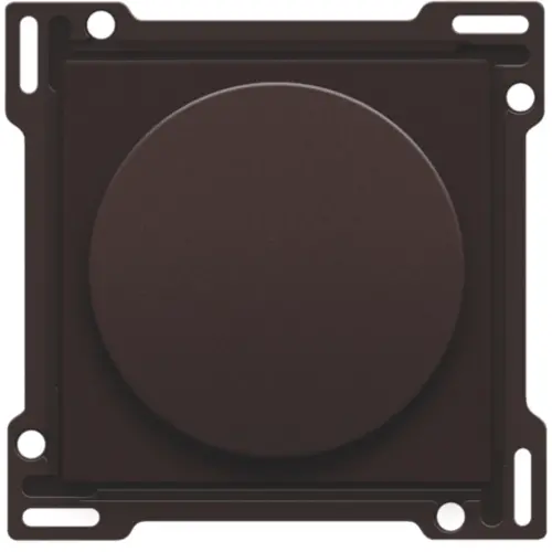 Niko 124-31000 dimmerknop voor 1-10V potentiometer of toerenregelaar dark brown