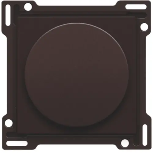 Niko 124-31000 dimmerknop voor 1-10V potentiometer of toerenregelaar dark brown coated