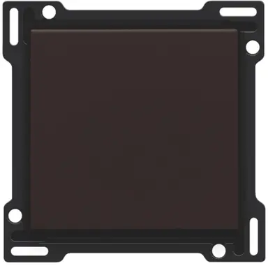 Niko 124-61105 schakelwip enkelvoudig dark brown coated