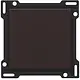 Niko 124-61105 schakelwip enkelvoudig dark brown coated