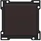 Niko 124-61505 schakelwip 2-voudig dark brown coated