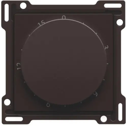 Niko 124-64806 draaiknop tbv tijdschakelaar tot 15 min dark brown coated
