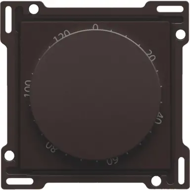 Niko 124-64906 draaiknop tbv tijdschakelaar tot 120 min dark brown coated