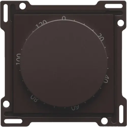 Niko 124-64906 draaiknop tbv tijdschakelaar tot 120 min dark brown coated