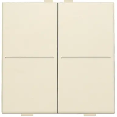 Niko 100-00007 tweevoudige toets voor draadloze schakelaar cream