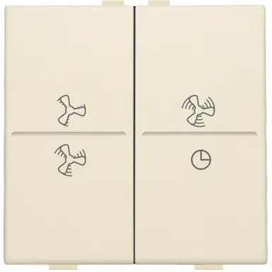 Niko 100-00013 Tweedelige drukker Toerenregel