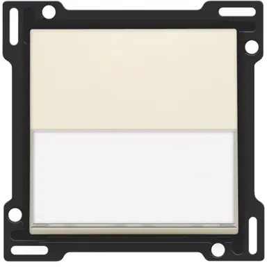 Niko 100-60905 schakelwip enkelvoudig met tekstveld cream