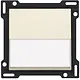 Niko 100-60905 schakelwip enkelvoudig met tekstveld cream