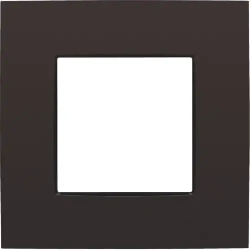 Niko 124-76100 afdekraam 1-voudig Intense dark brown